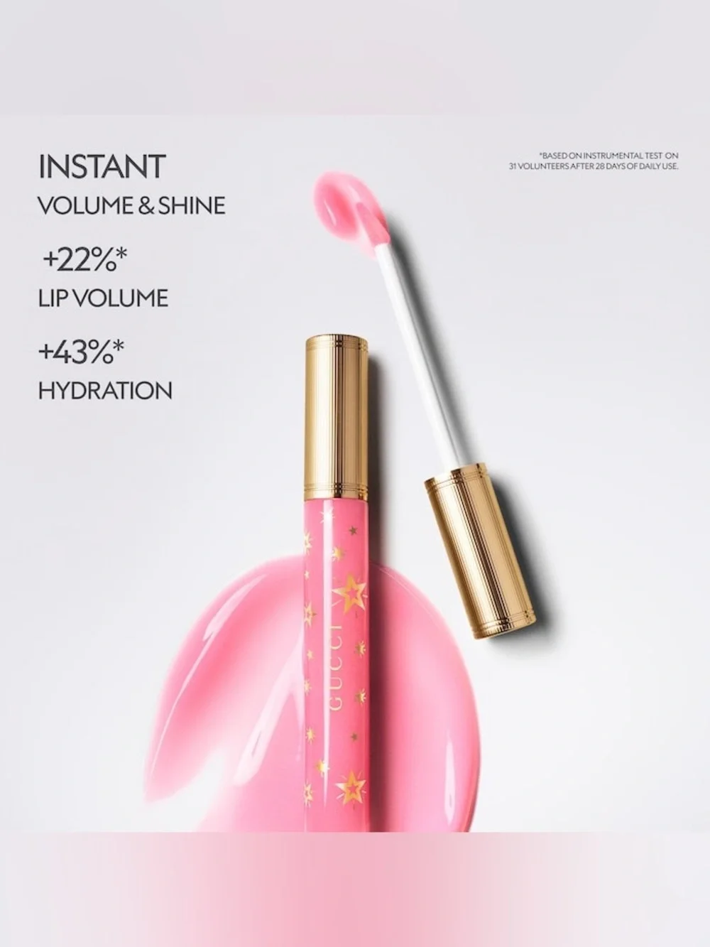 Gucci Hydrating Plumping Lip Gloss 117 - joslyn clair NEW NO BOX / $43 Retail